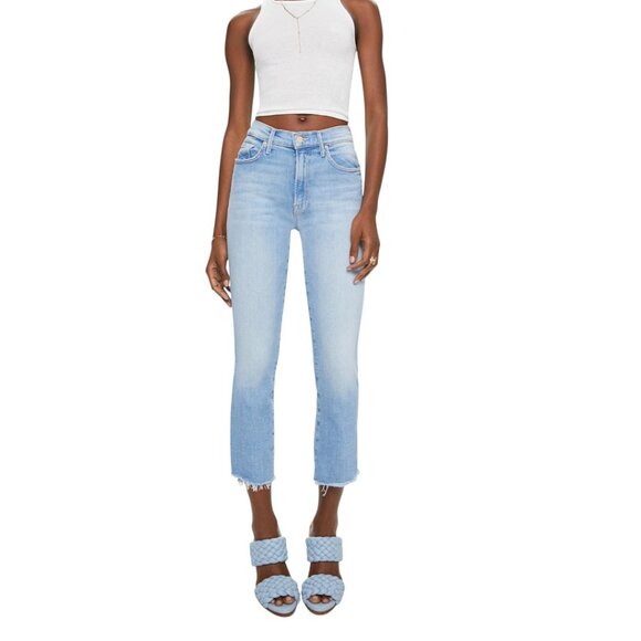 Mother Lil The Insider Crop Step Fray Size 26 Petite Limited Addition